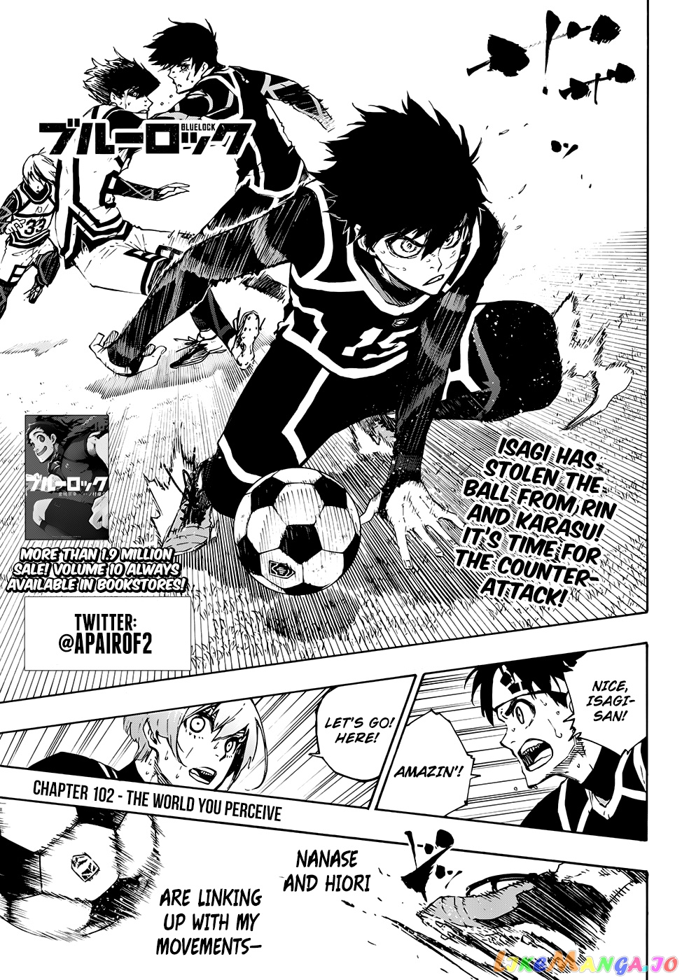 Blue Lock Chapter 102 image 01